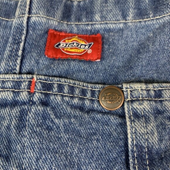 Dickies Classic Blue Denim Overalls - Picture 6 of 7